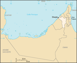 Localizacion del emirato