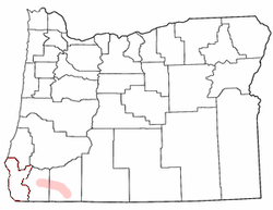 Map of Oregon highlighting Rogue Valley.png