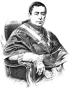 Grabado del cardenal Miguel García Cuesta.