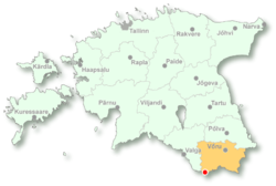 Localización de Mõniste
