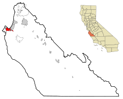 Localización en el Condado de Monterey, California
