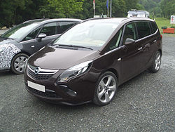 Opel Zafira de Tercera generación.