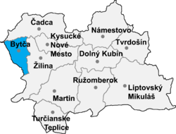 Distrito de Bytča la Región de Žilina