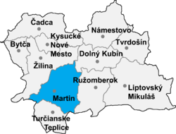 Distrito de Martin la Región de Žilina