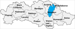 Distrito de Stropkov la Región de Prešov
