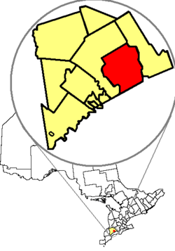 Localización de London en Ontario