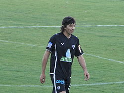 Garcia playing for PAOK in 2010