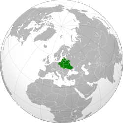 Ubicación de Polonia-Lituania