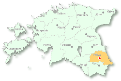 Localización de Põlva
