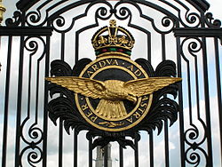 RAF Badge on Cranwell gates.jpg