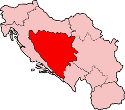 Ubicación de Bosnia y Herzegovina