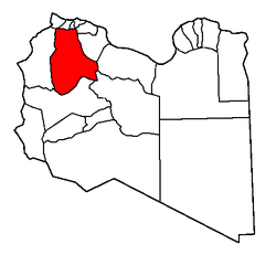 Ubicación de Al Jabal al Gharbi