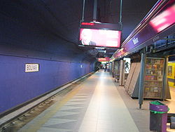Vista de la estación Bolívar de la línea E