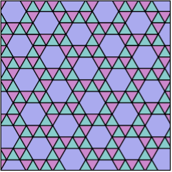 Tiling Semiregular 3-3-3-3-6 Snub Hexagonal.svg