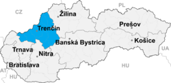 Región de Ilava en Eslovaquia