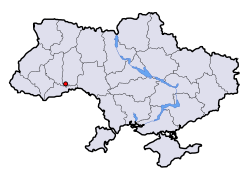 Ubicación de Kamianets-Podilskyi