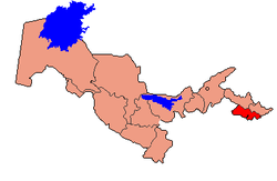 Provincia de Fergana en Uzbekistán