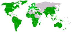 Actuales miembros de la OMC[1] 
