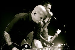 Zach Blair Tim McIlrath Rise Against live 2008.jpg