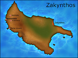 Mapa de la isla.