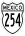 Carretera federal 254.svg