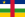 Bandera de República Centroafricana.