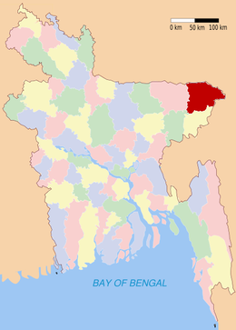 Bangladesh Sylhet District.png