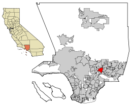 LA County Incorporated Areas El Monte highlighted.svg