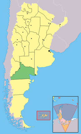 Mapa de Provincia del Río Negro