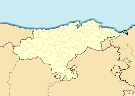 Localización de Valderredible en Cantabria