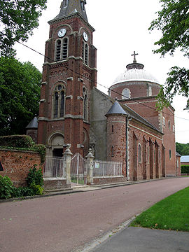 Grivesnes église (porche et dôme).jpg