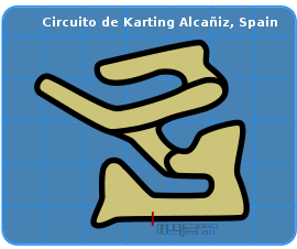 Karting Circuit Alcañiz Spain.svg