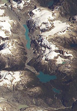 Fotografía aérea del Lago Inexplorado