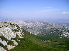 Parque nacional Lovćen en Montenegro..