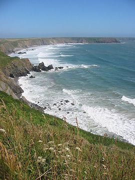 Península de Marloes, costa de Pembrokeshire, Gales.