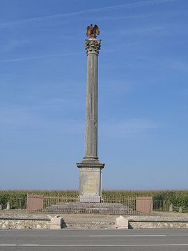 Memorial column for Napoleon victories in 1814 in Marne - France.jpg