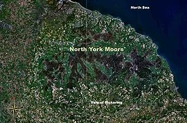 Los páramos de North York desde el espacio.