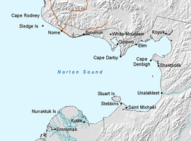 Mapa del Norton Sound