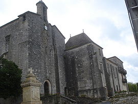 Saint-Ferme (Gironde, Fr) église et abbaye.JPG