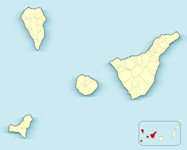 Localización de Acantilado de Los Gigantes (localidad) en  Provincia de Santa Cruz de Tenerife