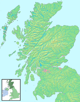 Localización del fiordo de Moray