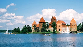 Castillo de la isla Trakai.