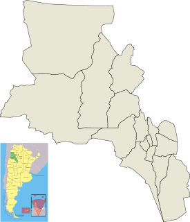 Localización de San Fernando del Valle de Catamarca en Provincia de Catamarca
