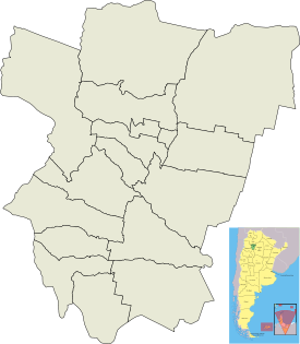 Localización de San Miguel de Tucumán en Provincia de Tucumán