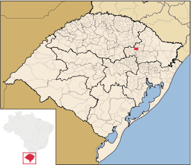 Localización del Municipio de Nova Bassano