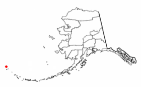 Localización de Attu, Alaska