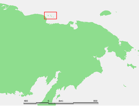 Localización de las islas Medvyezhi