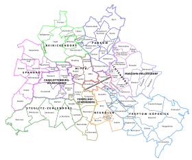 Organización político-administrativa del Estado federado de Berlín