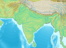 Localización del río Ganges
