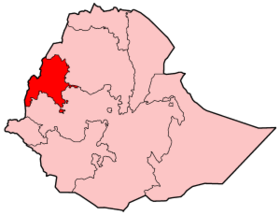 Mapa de Región Benishangul-Gumaz